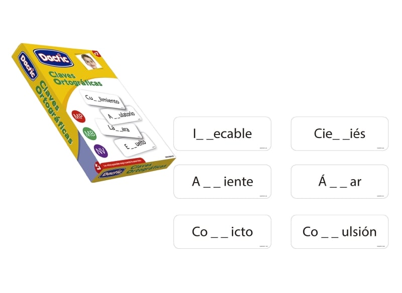 Lamina Clave Ortografica 6X17 Cm Dactic